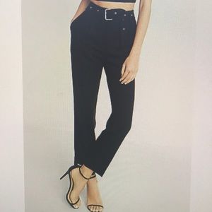 Express Belted Ankle Dress Pant